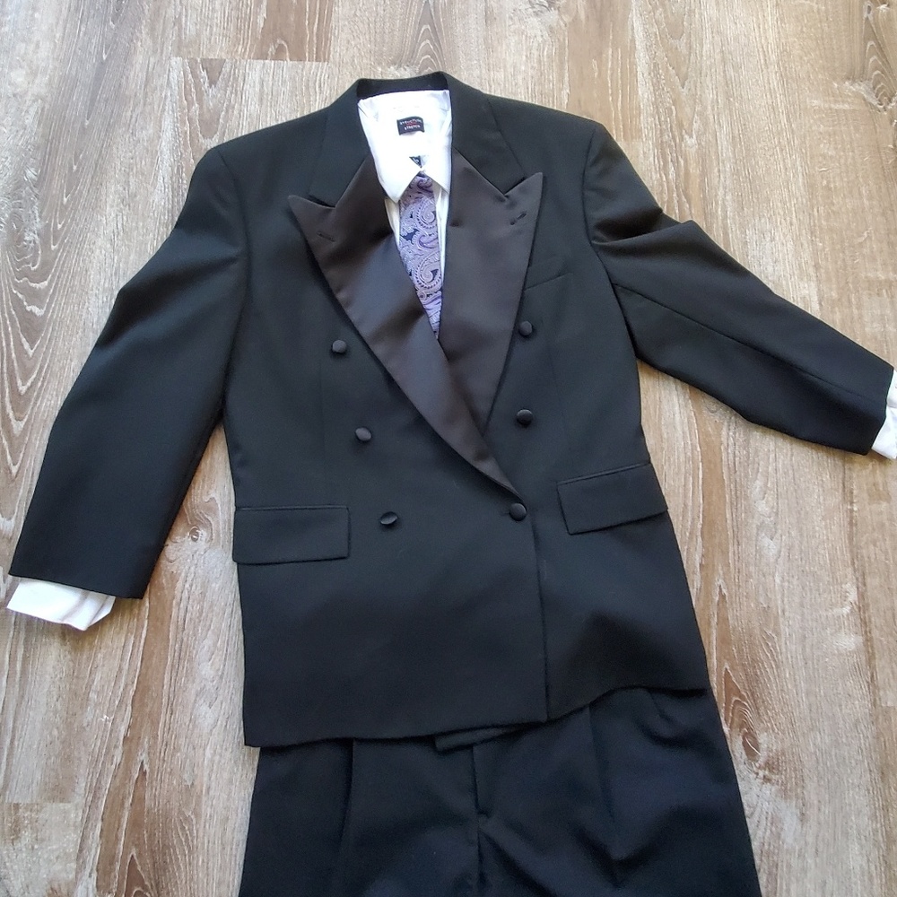46s Tuxedo  6x1 Double Breasted Black Nordstrom
